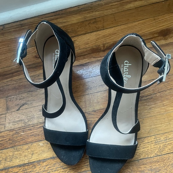 Cork wedge black heels - Picture 5 of 9